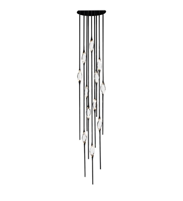 Подвесной светильник Delight Collection Pezzo 12 pearl black