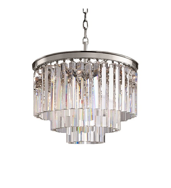 Люстра Delight Collection Odeon 6 chrome/clear