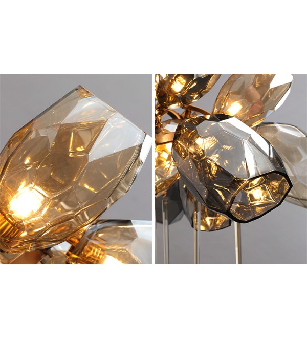 Люстра Delight Collection Britannica 8898P/AL gold/smoky