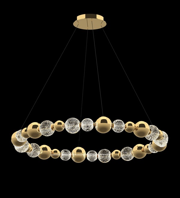 Подвесной светильник Delight Collection Elliot Diamante MD21001002-1F gold