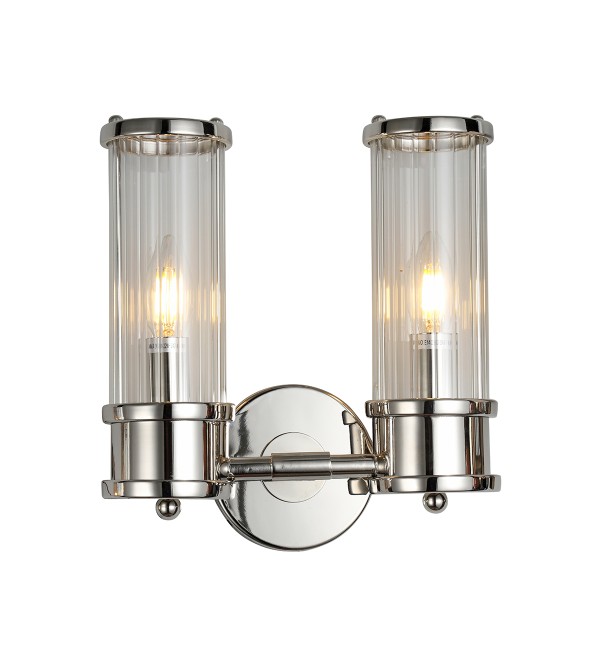 Настенный светильник Delight Collection Claridges 2C nickel