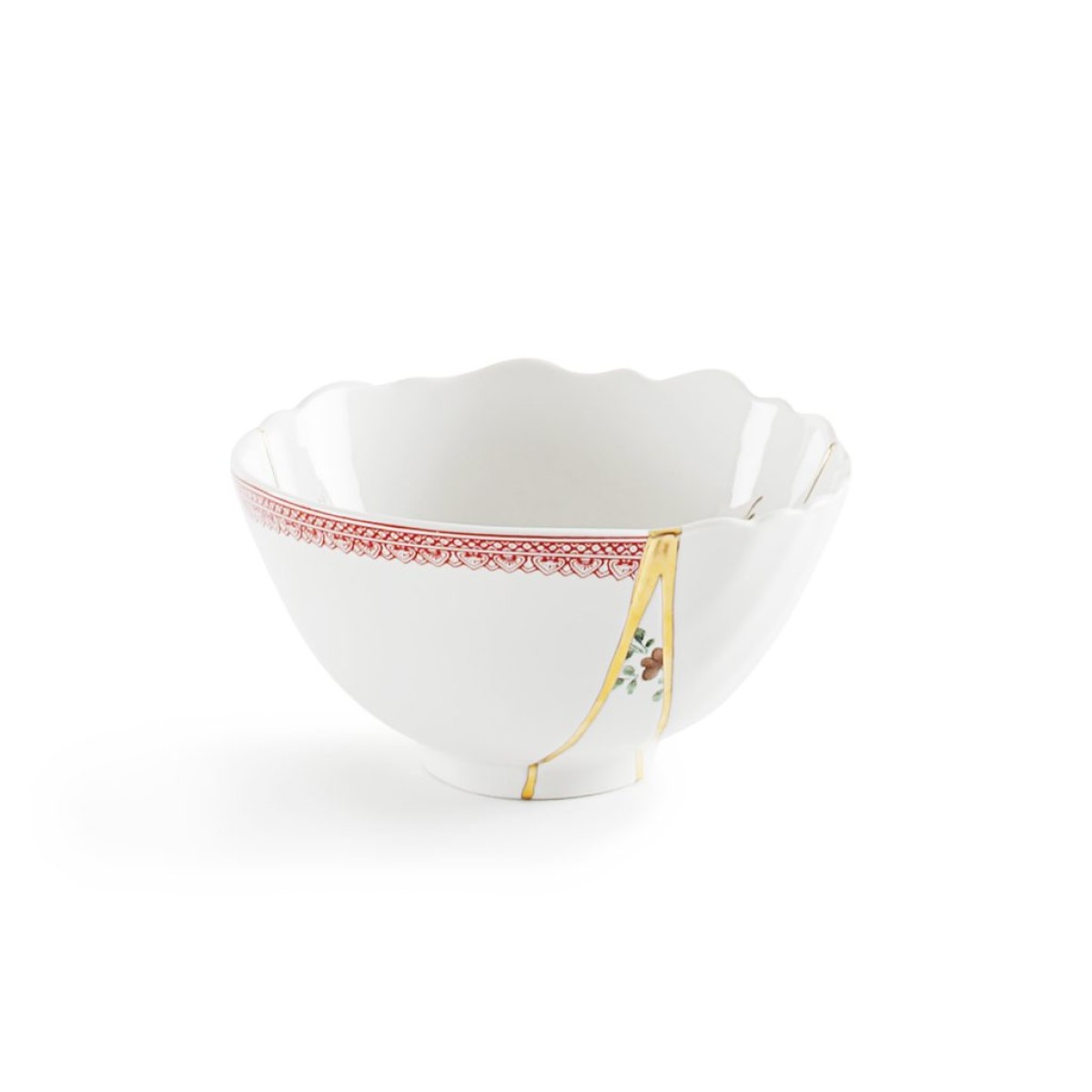 Пиала Seletti Kintsugi (белый, золотой)