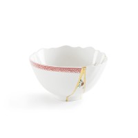 Пиала Seletti Kintsugi (белый, золотой)