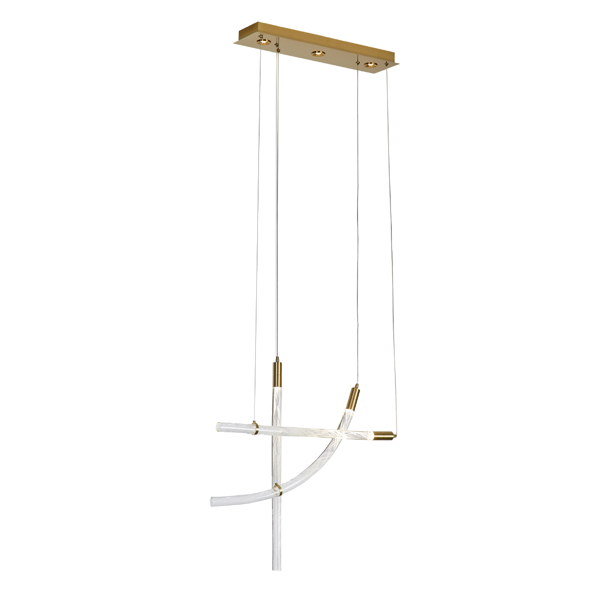 Подвесной светильник Delight Collection OD2412-3 gold/clear