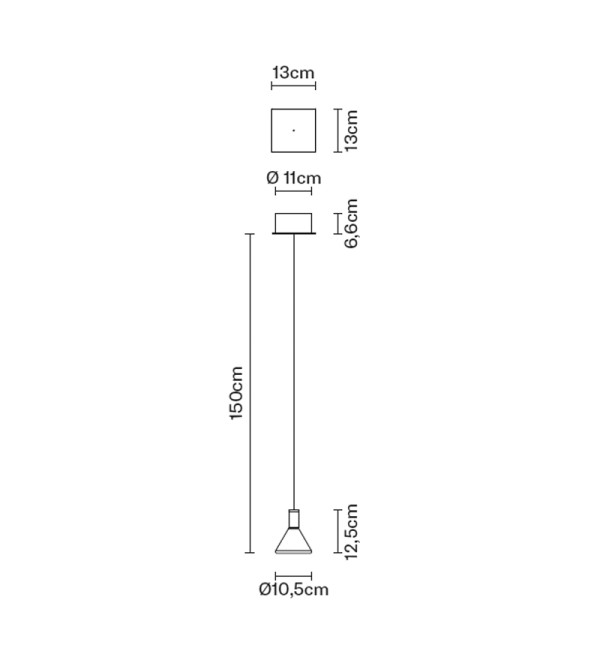 Подвесной светильник Fabbian Multispot F32A4600