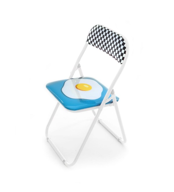 Складной стул Seletti Blow Folding Chair Egg