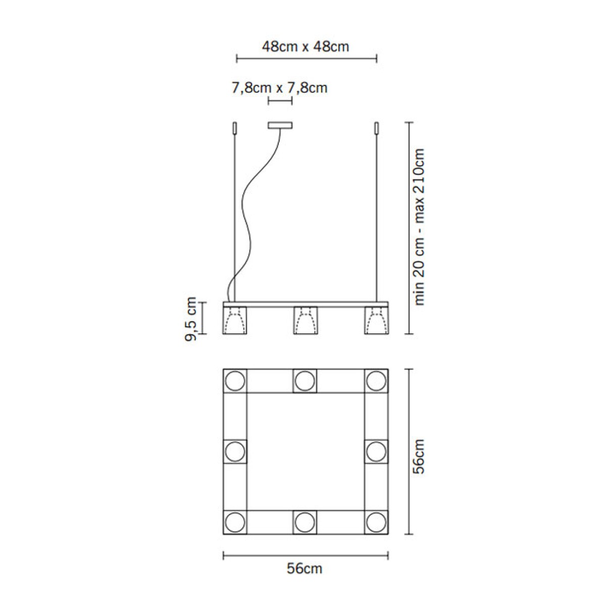 Подвесной светильник Fabbian D28A0700 Flow