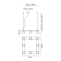 Подвесной светильник Fabbian D28A0700 Flow