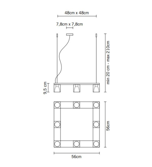 Подвесной светильник Fabbian D28A0700 Flow