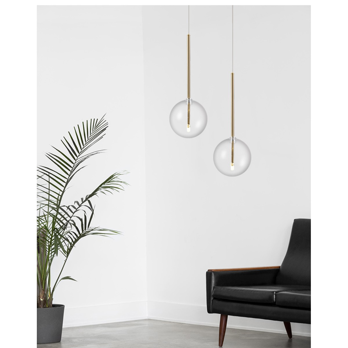 Подвесной светильник Delight Collection Ball Sola 9217P/D200 gold