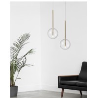 Подвесной светильник Delight Collection Ball Sola 9217P/D200 gold