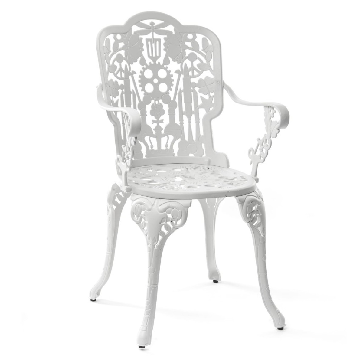 Стул Seletti Industry Collection Aluminium White (белый)