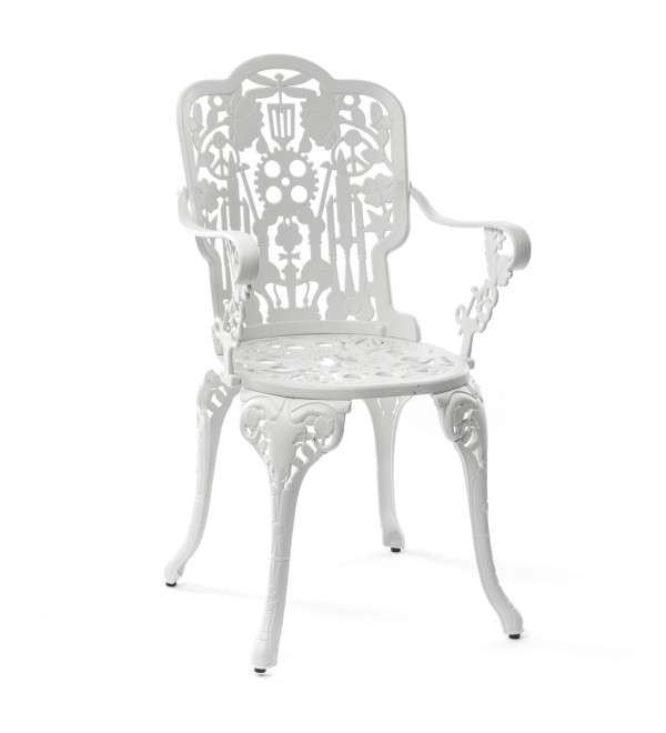 Стул Seletti Industry Collection Aluminium White (белый)