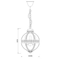 Люстра Delight Collection Residential 3 brass