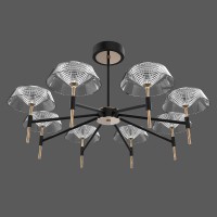 Люстра Delight Collection MD21001018-8A black/gold