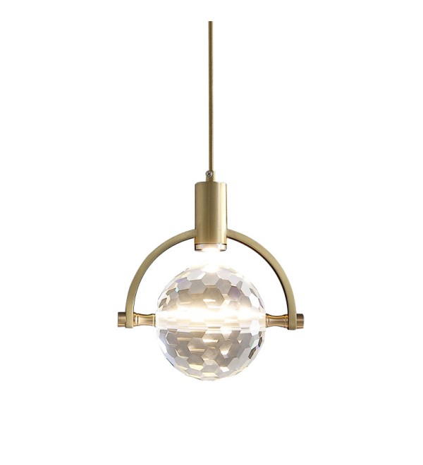 Подвесной светильник Delight Collection 2121P/A brass/clear