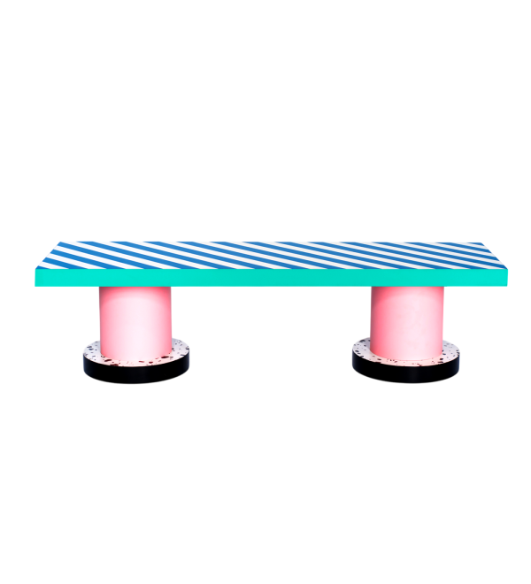 Скамья Seletti Superfurniture Superbench Blue Stripes