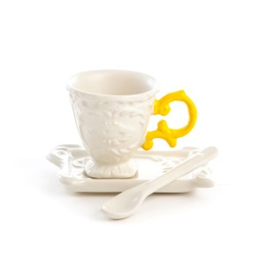 Кофейная пара Seletti I-Wares I-Coffee Yellow