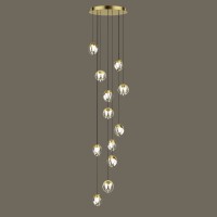 Подвесной светильник Delight Collection MD24001033-12A gold/clear