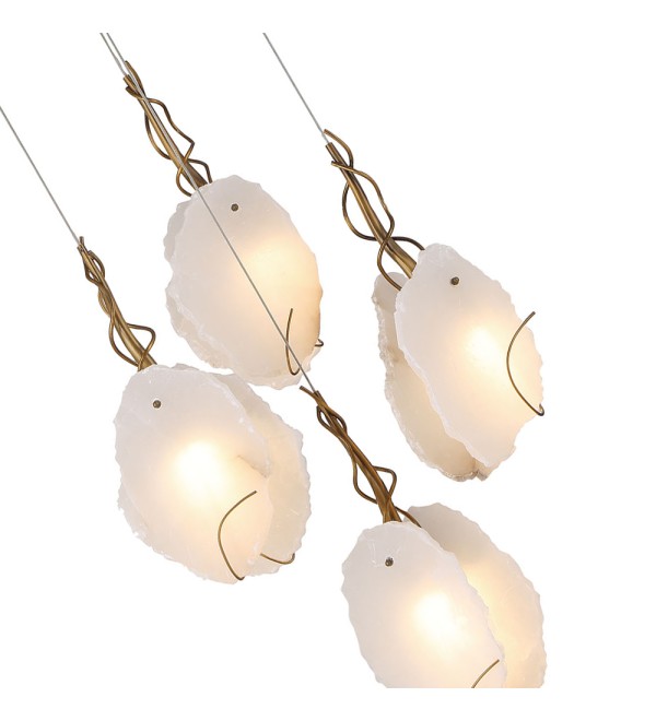 Подвесной светильник Delight Collection RP168421-4 matt gold bronze