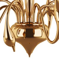 Люстра Illuminati Meta Swan MX8098-12A gold