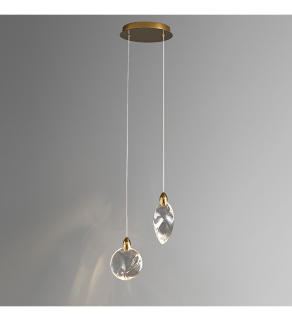 Подвесной светильник Delight Collection Colvin MT9176-2H titanium gold