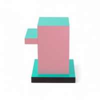 Приставной столик Seletti Superfurniture Supersidetable Red Grid