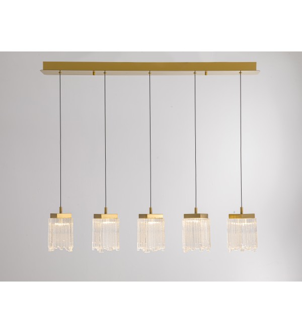 Подвесной светильник Delight Collection MD25020403-5B2 Satin gold