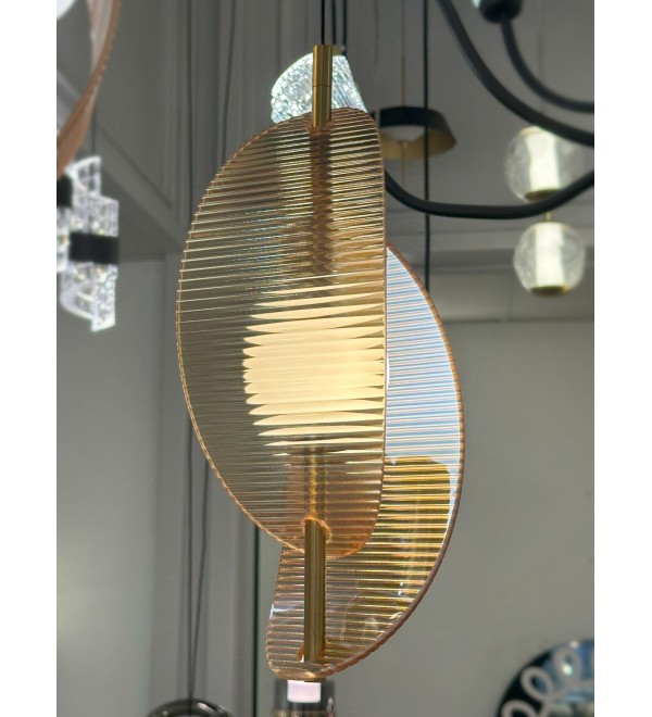Подвесной светильник Delight Collection MD24030035-5B brass/amber