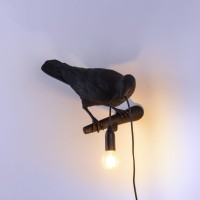 Настенный светильник Seletti Bird Looking Right Black