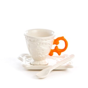 Кофейная пара Seletti I-Wares I-Coffee Orange