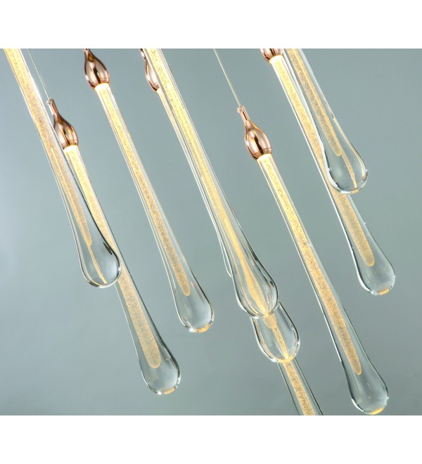 Подвесной светильник Delight Collection Teardrop 19 gold