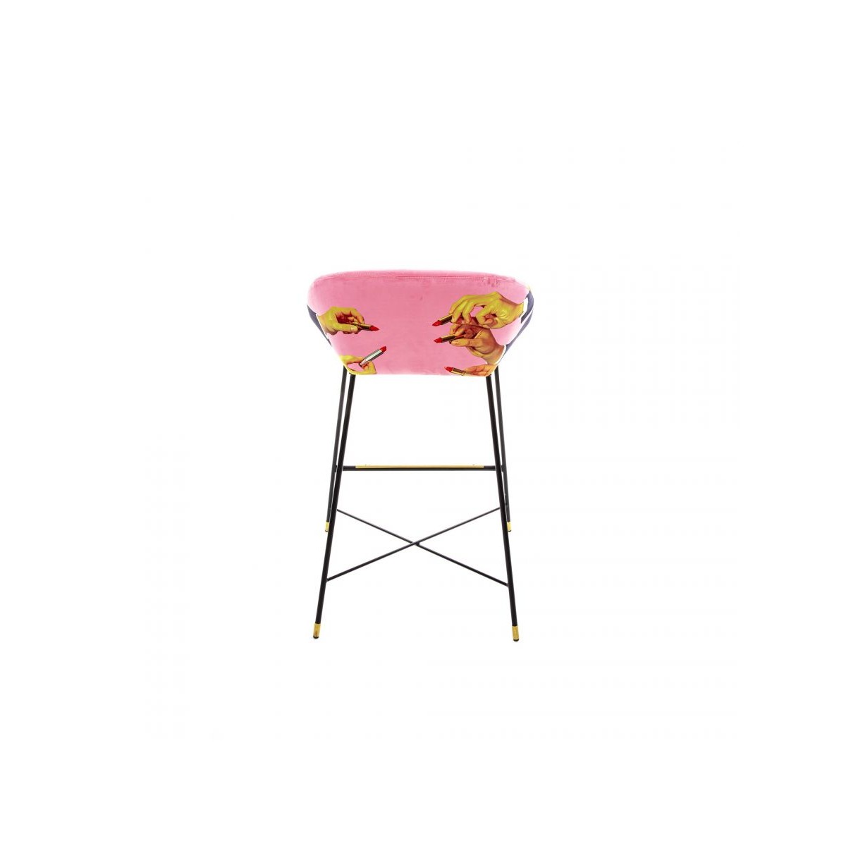 Барный стул Seletti Toiletpaper Furniture Pink Lipsticks