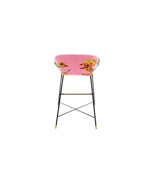Барный стул Seletti Toiletpaper Furniture Pink Lipsticks