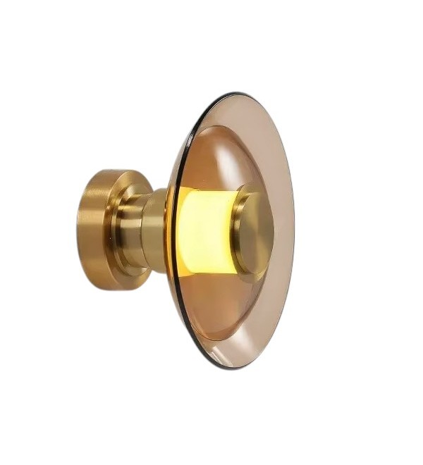 Настенный/Потолочный светильник Delight Collection 8665W/S gold/amber
