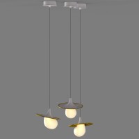 Подвесной светильник Delight Collection 10238P/1 gold/white