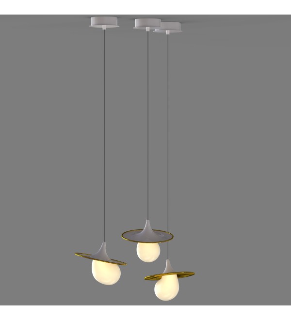 Подвесной светильник Delight Collection 10238P/1 gold/white