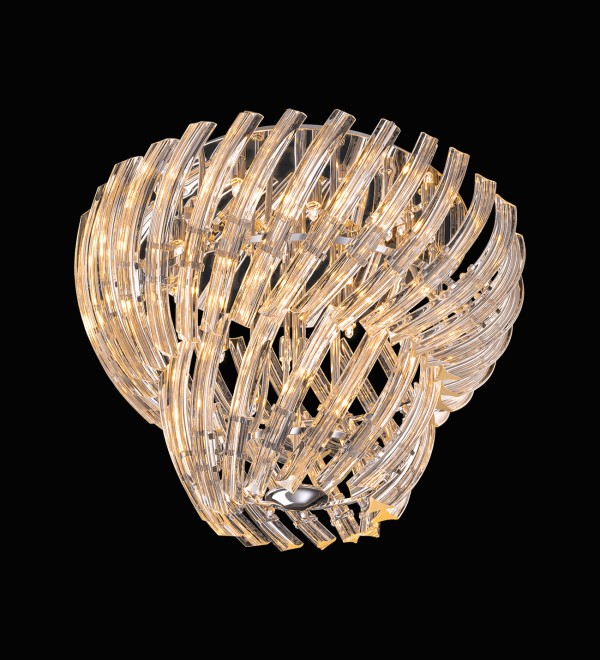Люстра Delight Collection Calligo 600 gold/amber