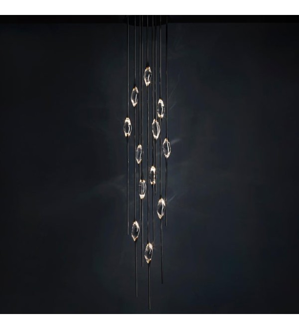 Подвесной светильник Delight Collection Pezzo 12 pearl black