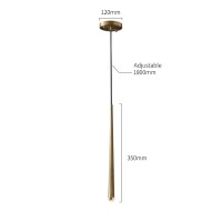 Подвесной светильник Delight Collection MT8863-1H antique brass