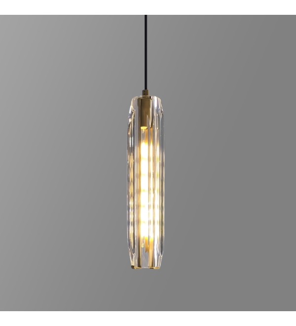 Подвесной светильник Delight Collection MT8851-1H bronze/clear