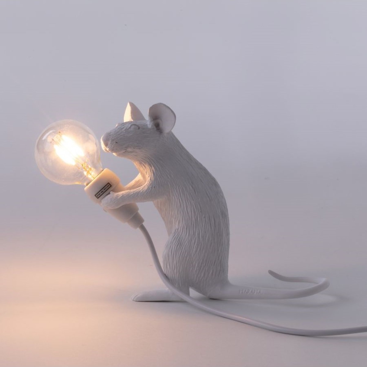 Настольная лампа Seletti Mouse Lamp Sitting USB