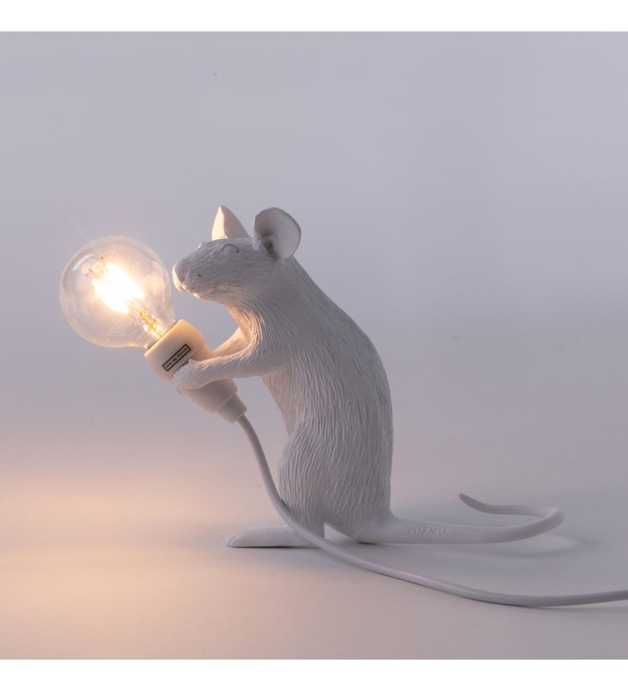 Настольная лампа Seletti Mouse Lamp Sitting USB