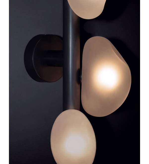 Настенный светильник Delight Collection Matter 5055W/3 black/white
