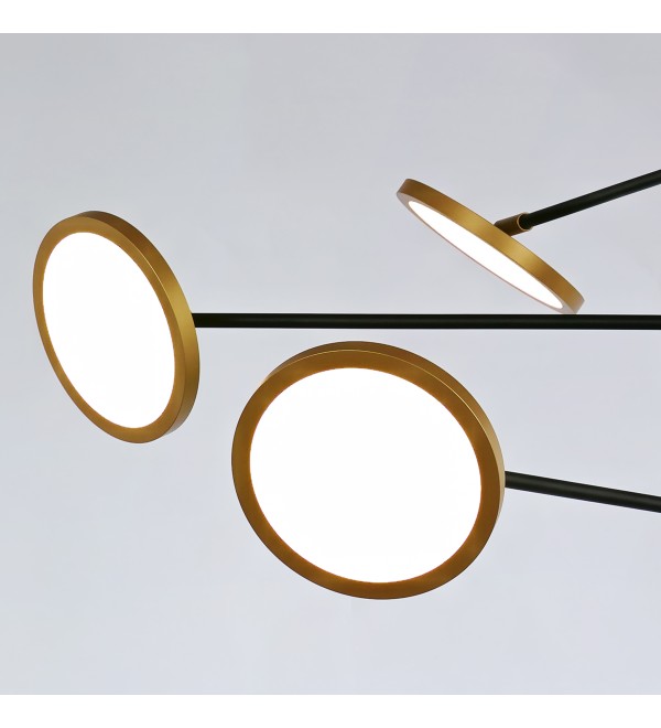 Люстра Delight Collection MD19001002-6A black/gold