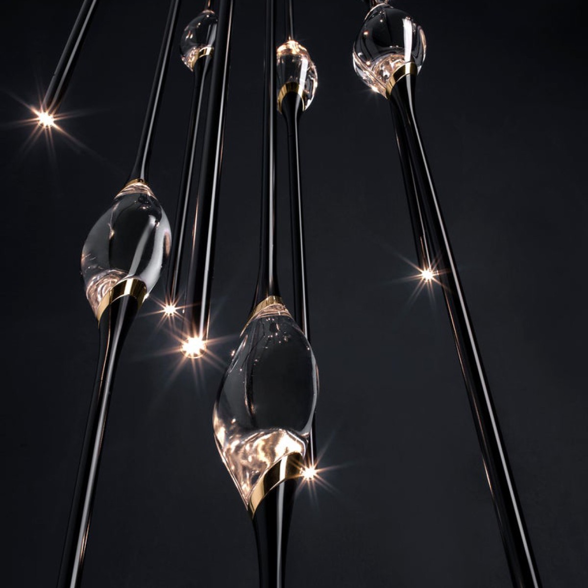 Подвесной светильник Delight Collection Pezzo 12 pearl black