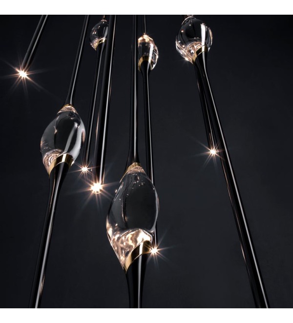 Подвесной светильник Delight Collection Pezzo 12 pearl black
