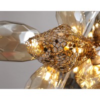 Настенный светильник Delight Collection Britannica 8898W gold/smoky