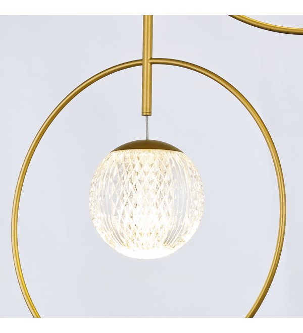 Подвесной светильник Delight Collection Elliot Diamante MD21001043-3A gold