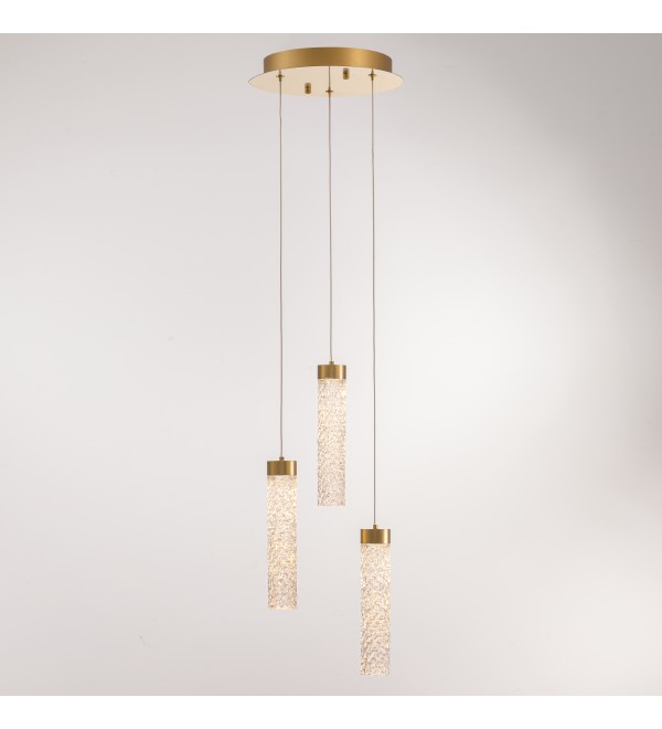 Подвесной светильник Delight Collection MD24030028-3A brass/clear